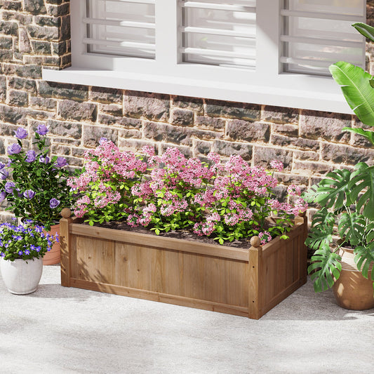 46 x 24 x 16 In. Planter Box with Drainage