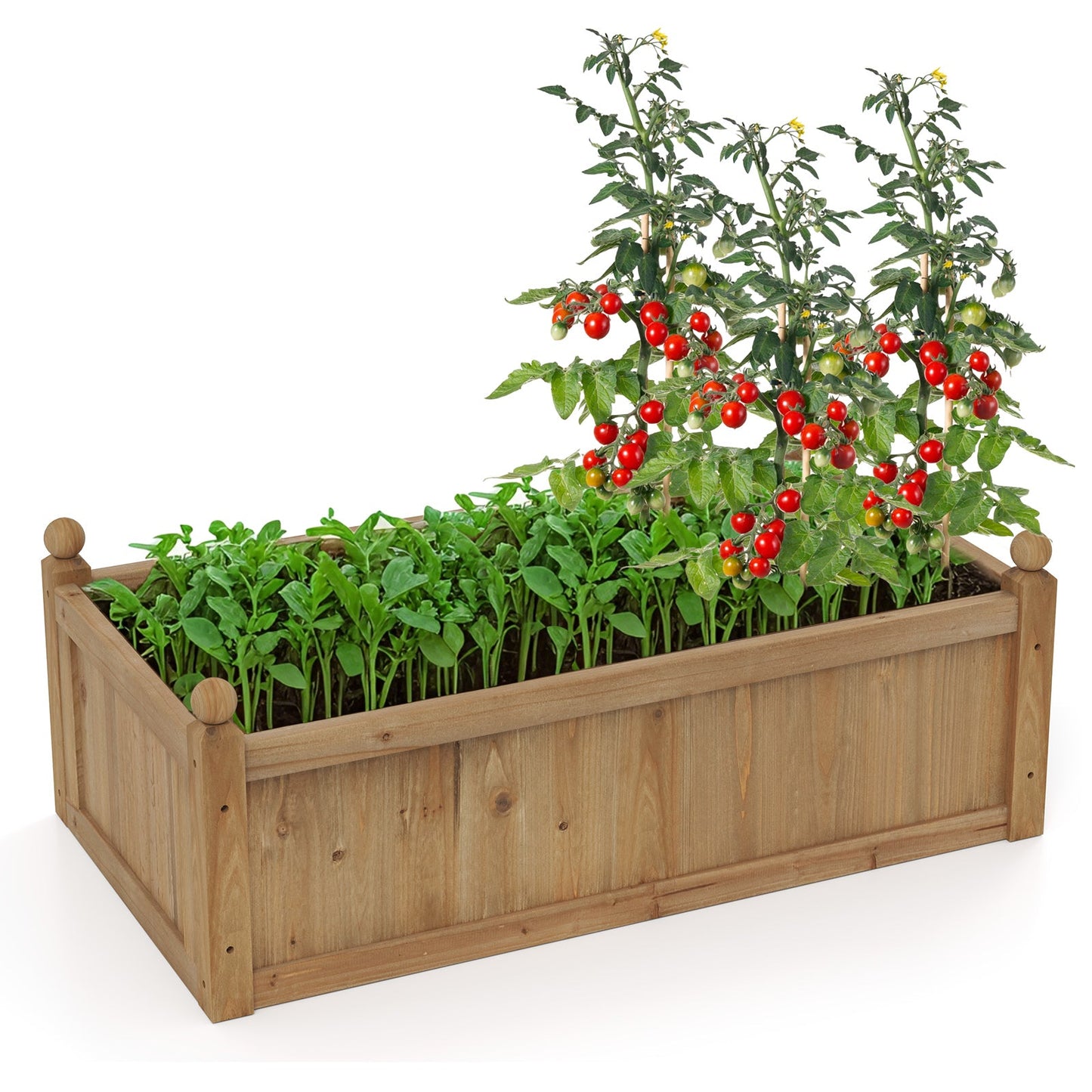 46 x 24 x 16 In. Planter Box with Drainage