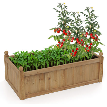 46 x 24 x 16 In. Planter Box with Drainage