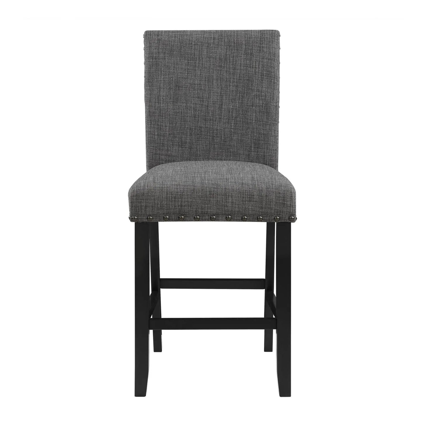 Marian Bar Stool Set of Two with Nailhead Trim