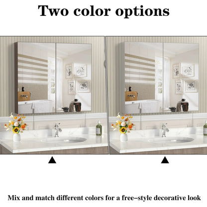 Medicine Cabinet Wall Mounted Mirror with Storage