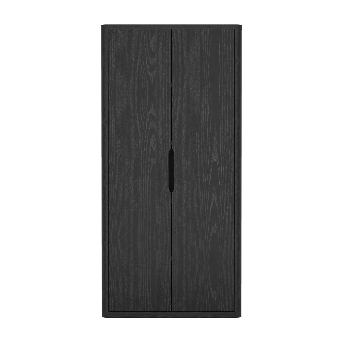 Rivington Bookcase Cabinet with adjustable shelves in black wood grain by HouseOfZazla on Tampa Home & Garden Store