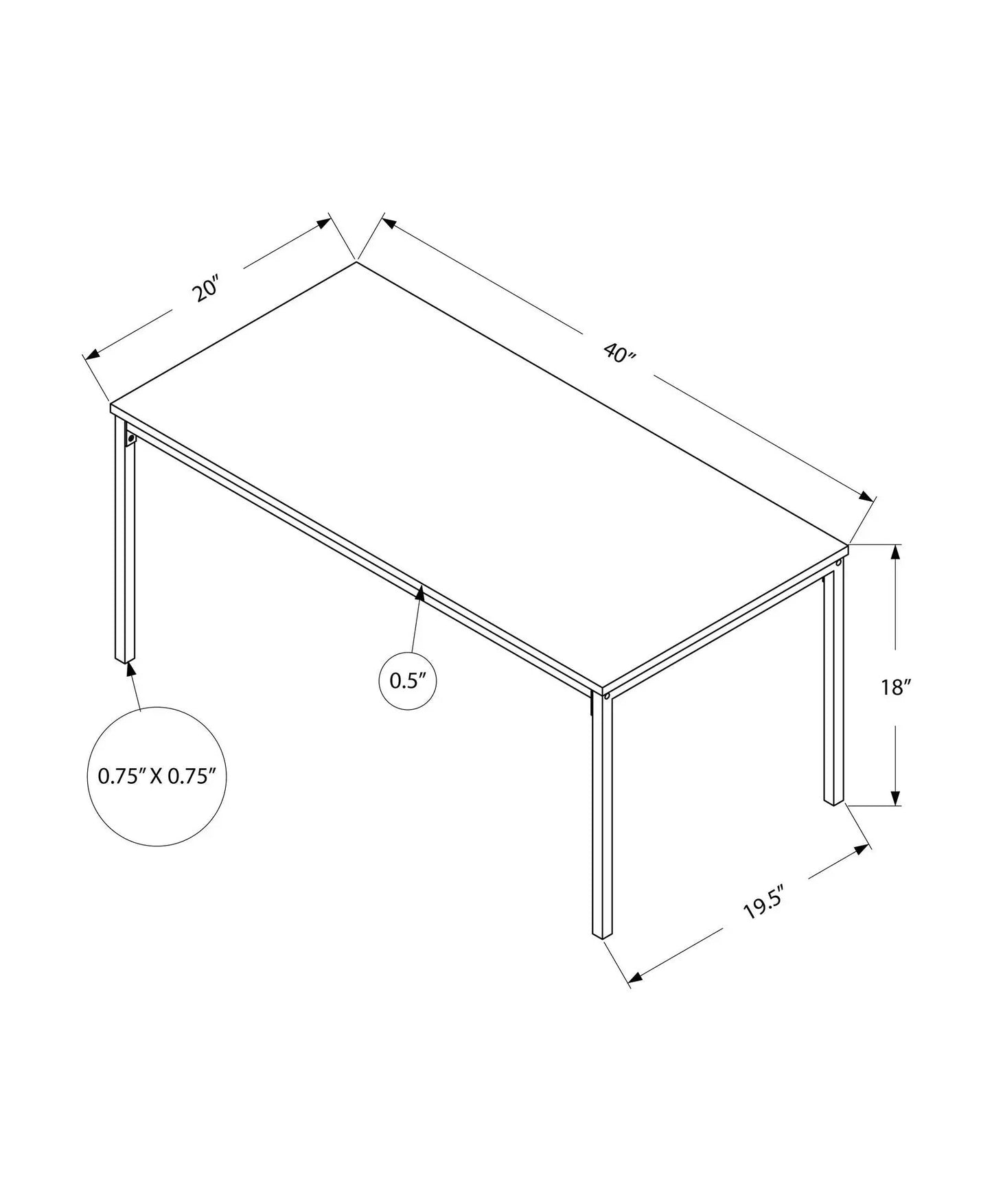Coffee table blueprint rectangular top metal frame 40in x 18in x 19.5in Unique Piece Furniture on Tampa Home & Garden Store