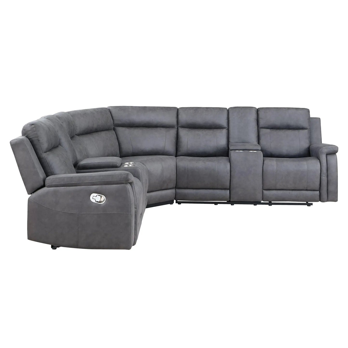 Eco Sectional Sofa in Greige for Modern Living