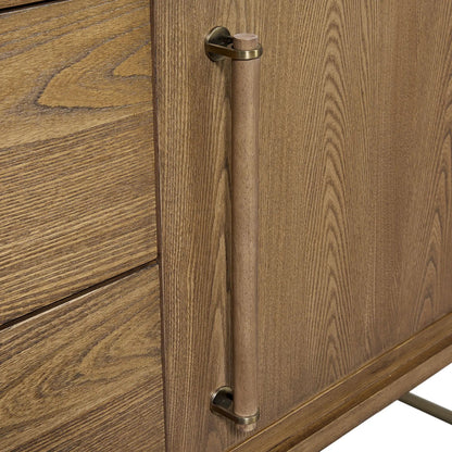 Base Sideboard Latte Finish and USB Charging