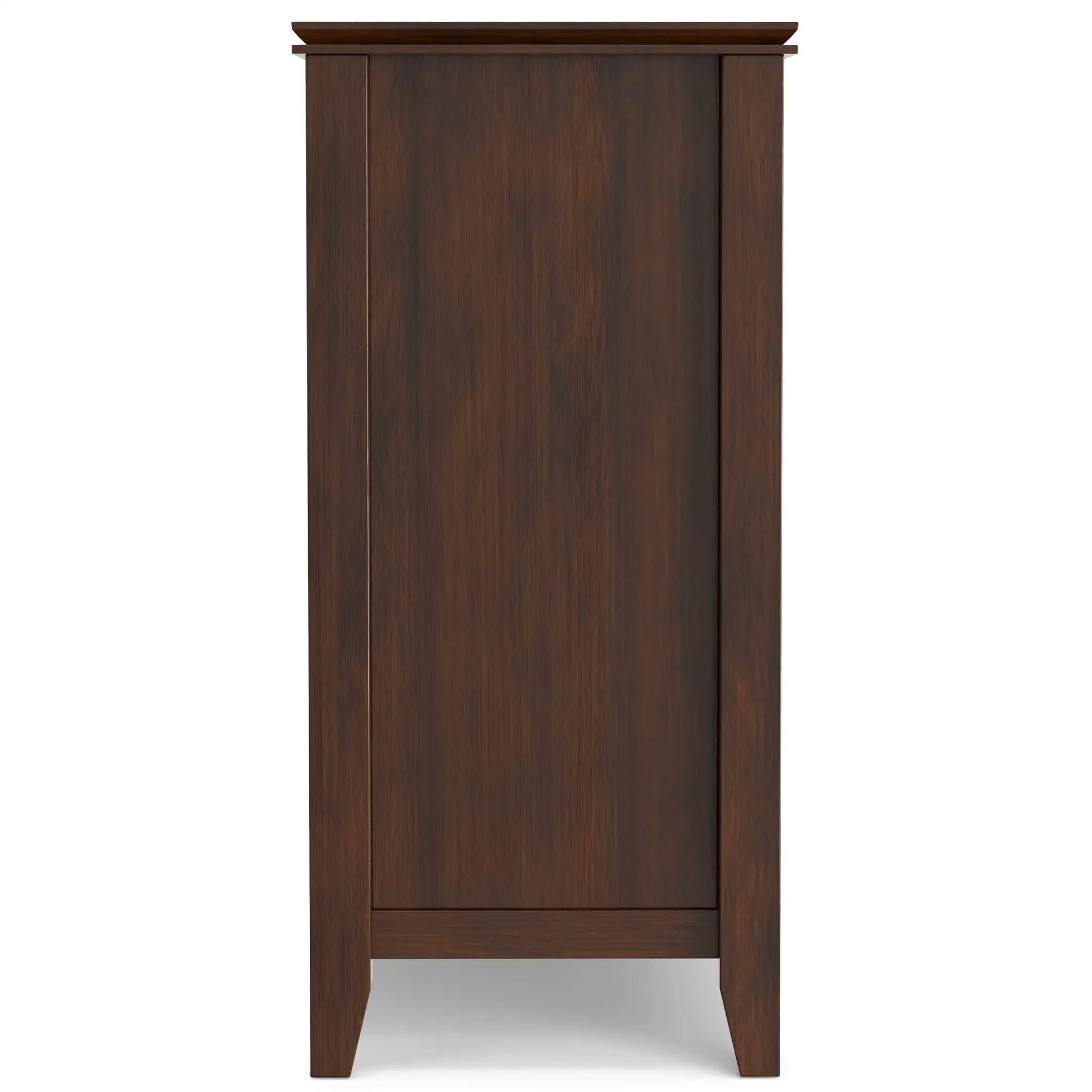 Artisan Handcrafted Sideboard Buffet by Unique Piece Furniture in dark walnut with paneled doors on Tampa Home & Garden Store