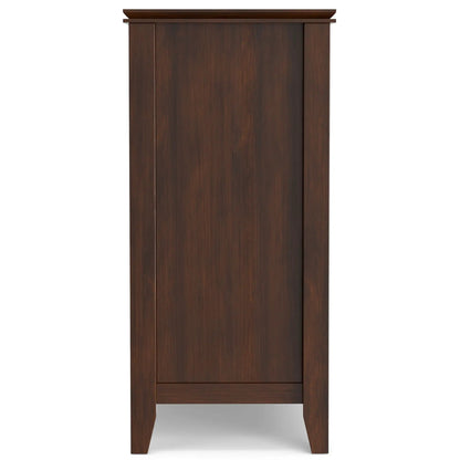 Artisan Handcrafted Sideboard Buffet by Unique Piece Furniture in dark walnut with paneled doors on Tampa Home & Garden Store