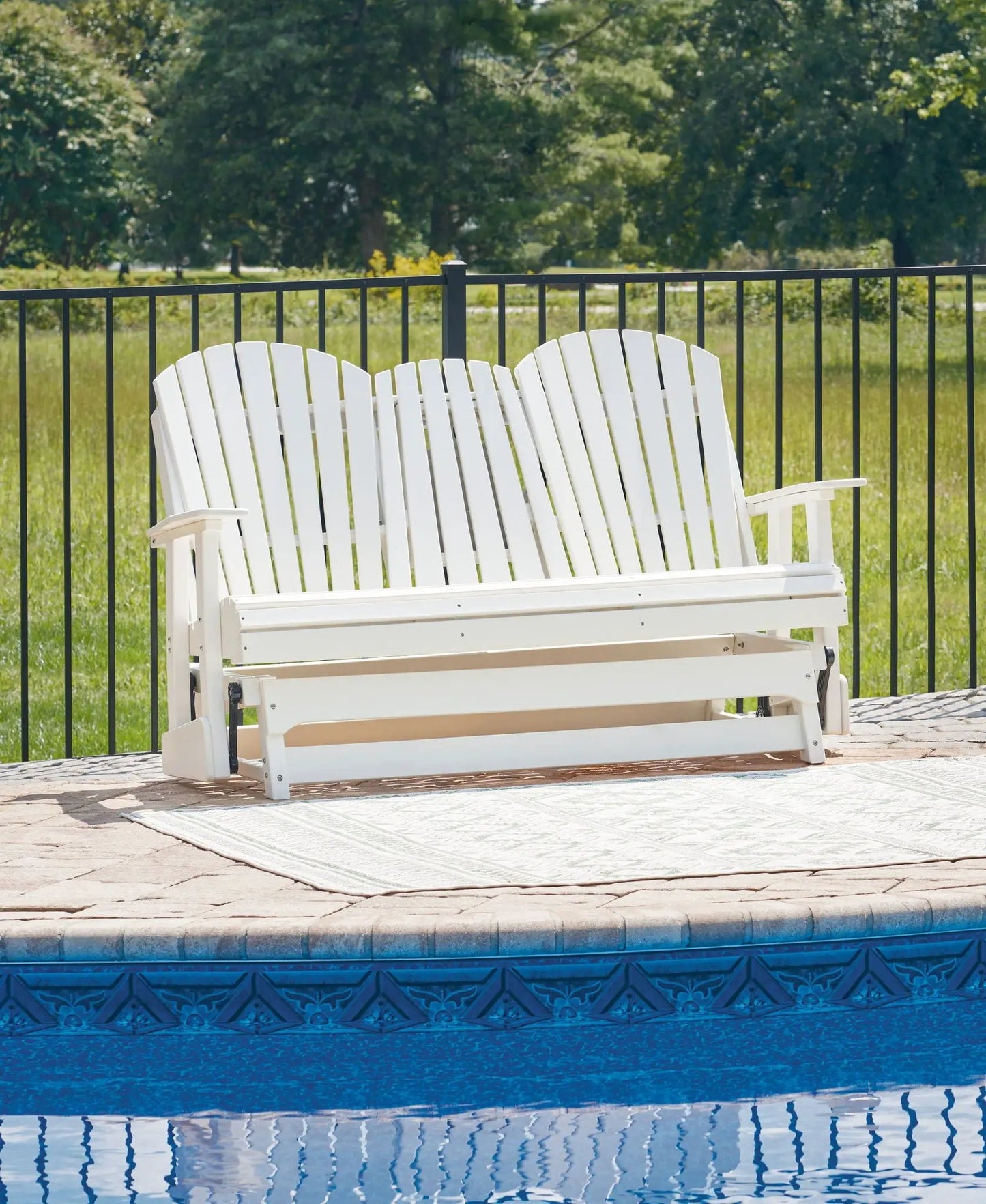 Hyland Wave Glider Loveseat for Outdoor Bliss