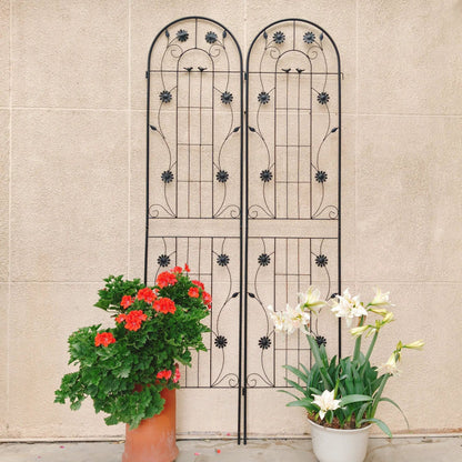 Metal Garden Trellis for Climbing Plants Outdoor