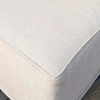 Rattan sectional sofa cushions beige textured fabric close-up stationary Unique Piece Furniture on Tampa Home & Garden Store