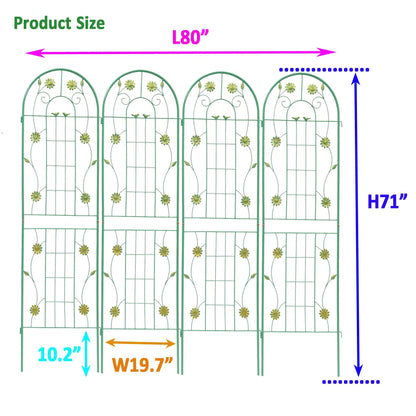 Metal Garden Trellis for Climbing Plants Outdoor