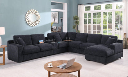 Celine Fabric Corner Sectional Sofa Right Chaise