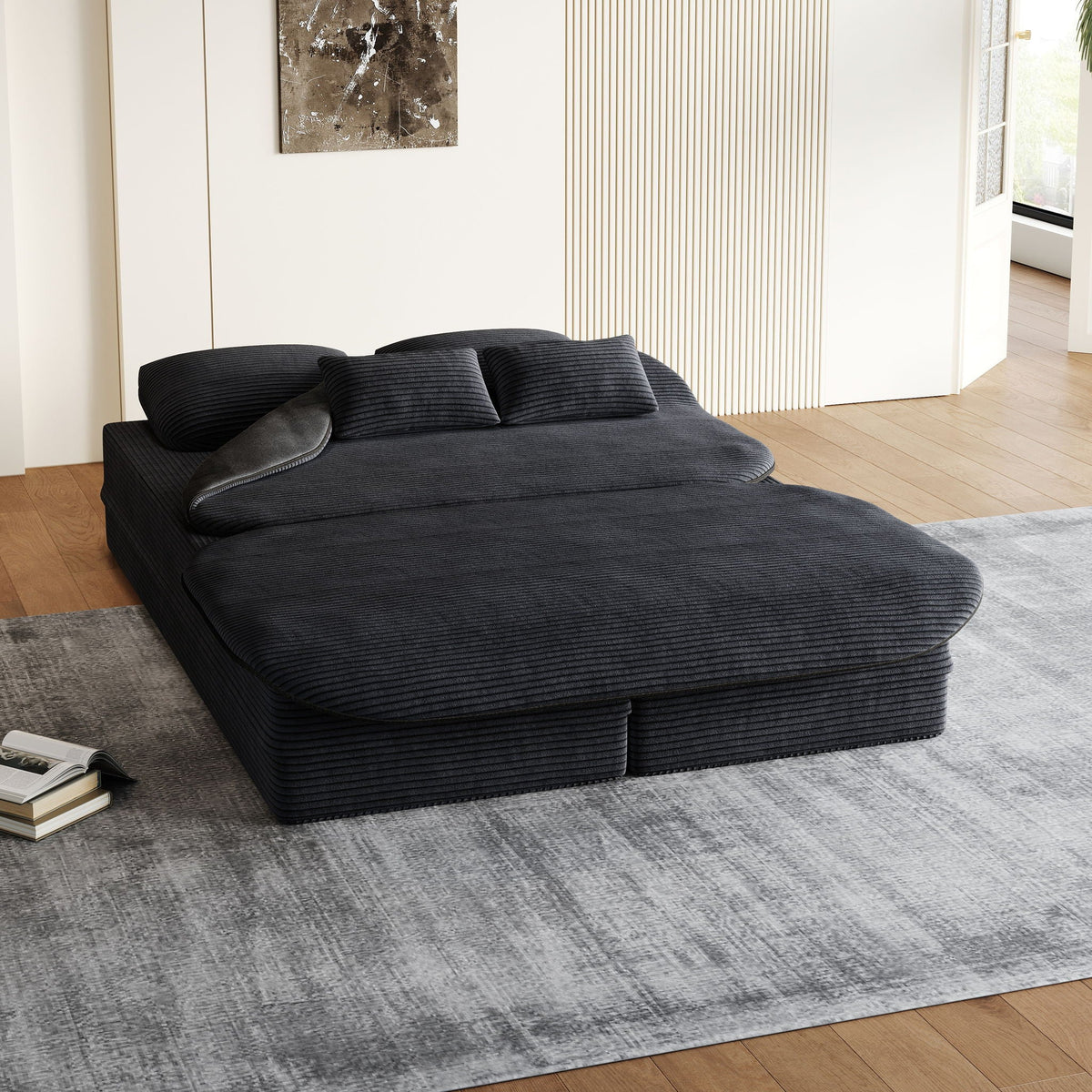 Multi Functional Foldable Sofa Bed and Blanket