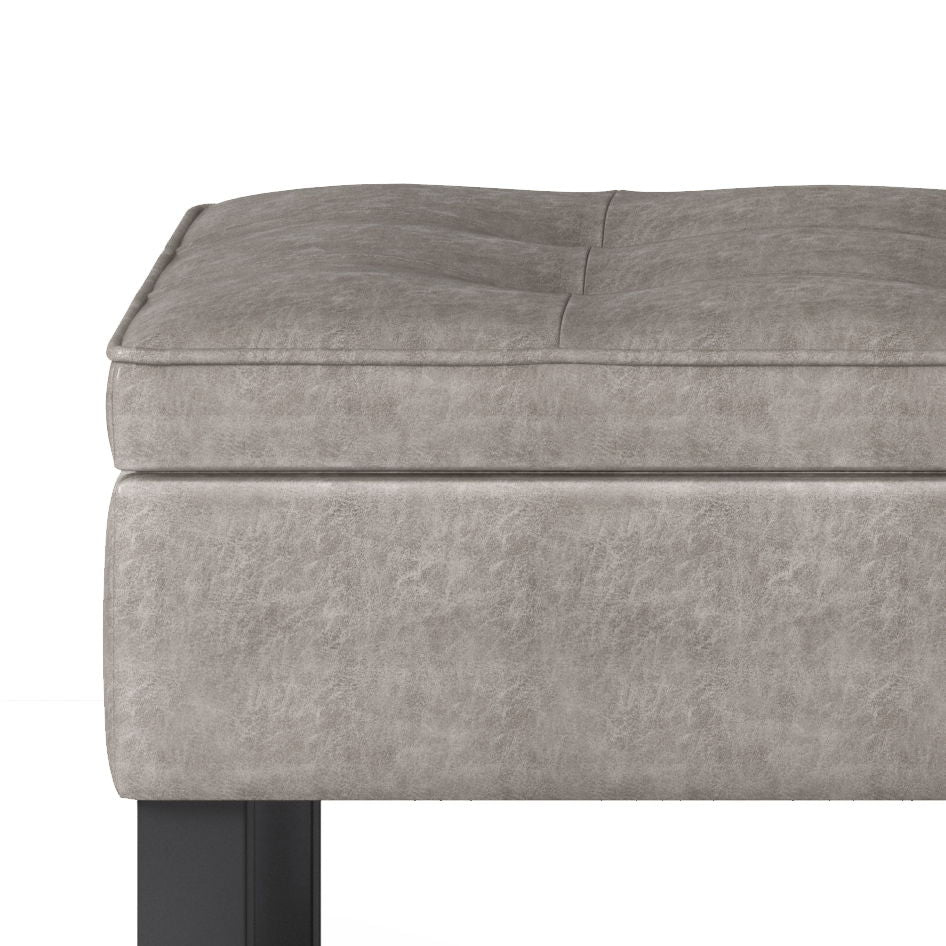 Cosmopolitan Storage Ottoman Bench Open Bottom