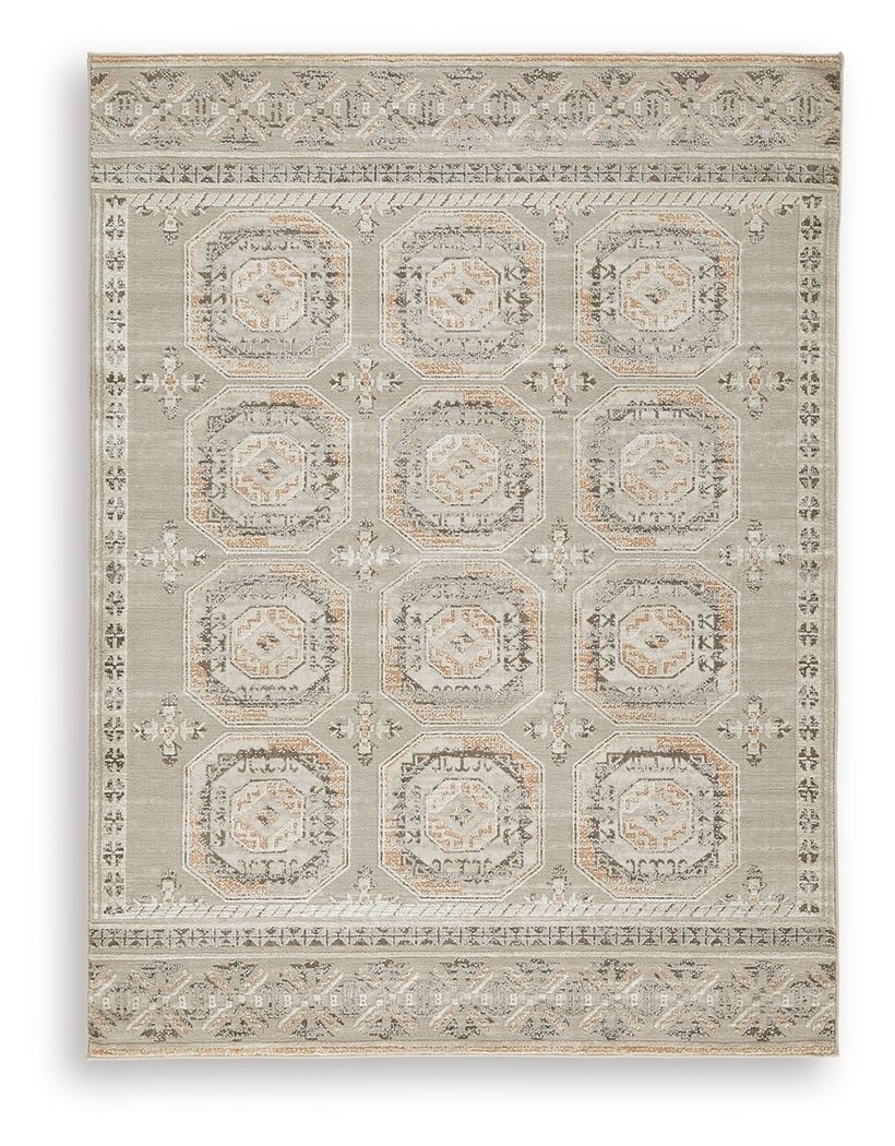 Bachby Rug With Medallion Pattern In Neutral