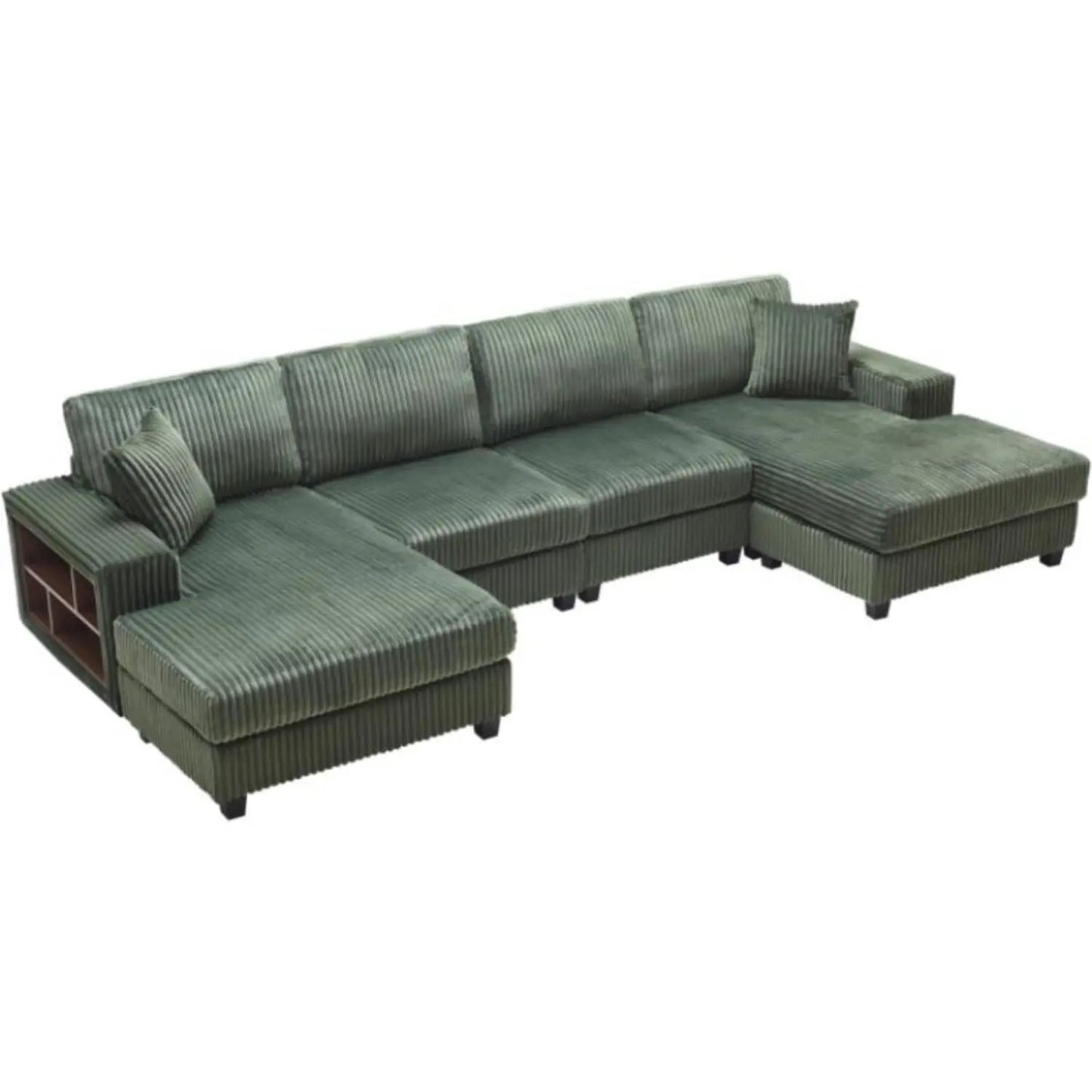U Shaped Convertible Sofa Four Seater Lounge