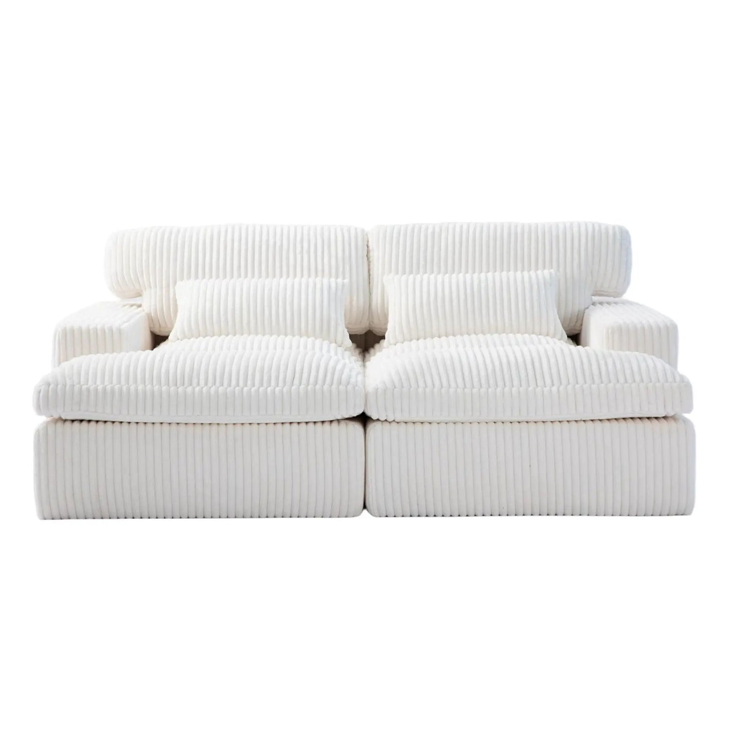 Oversized Double Chaise Lounge Chair Upholstered