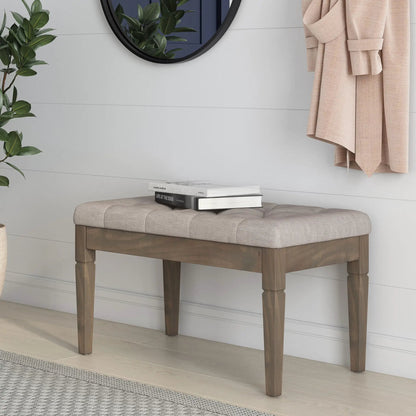Waverly Upholstered Tufted Ottoman Bench