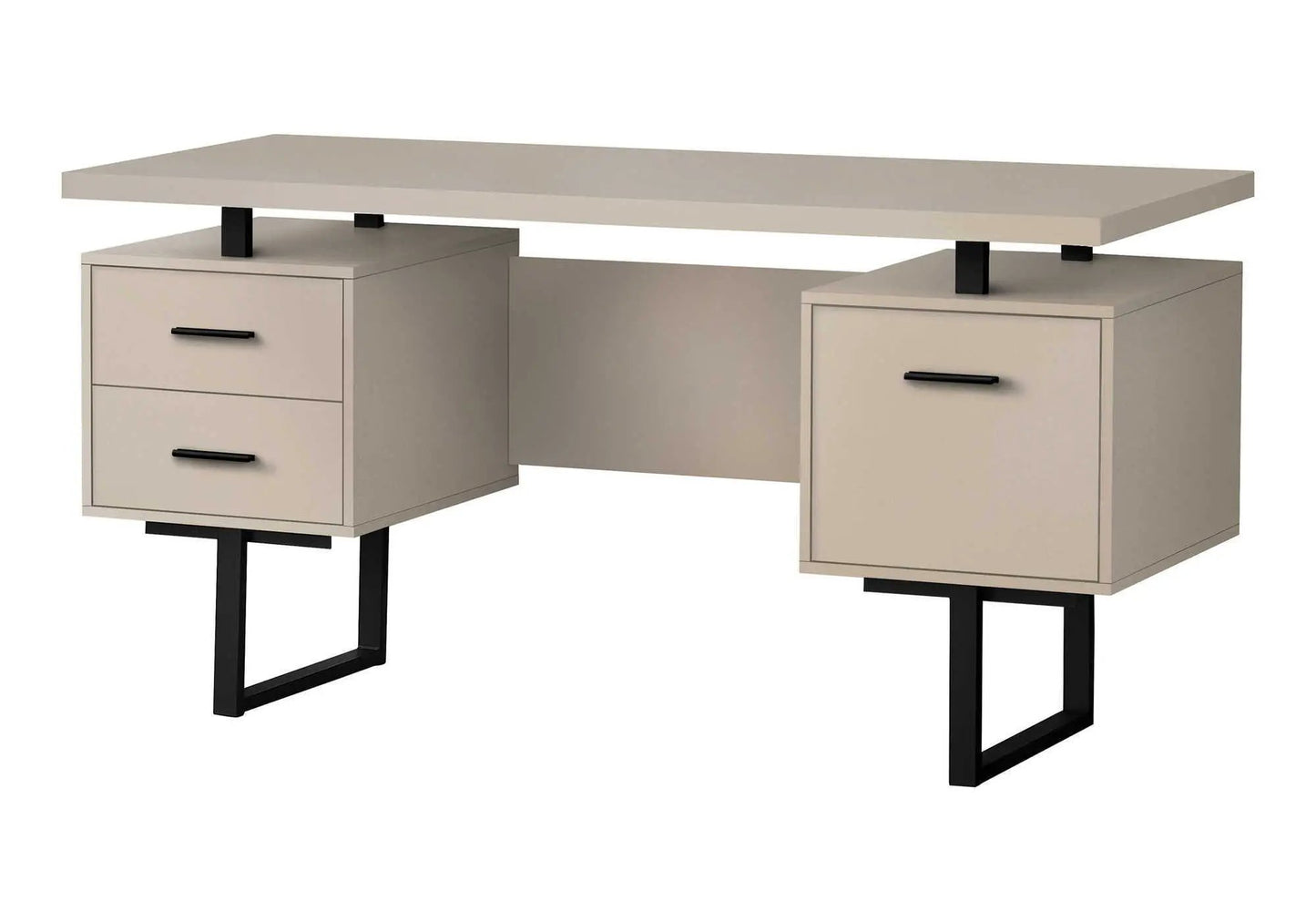 60 Inch Computer Desk For Home Office Drawers