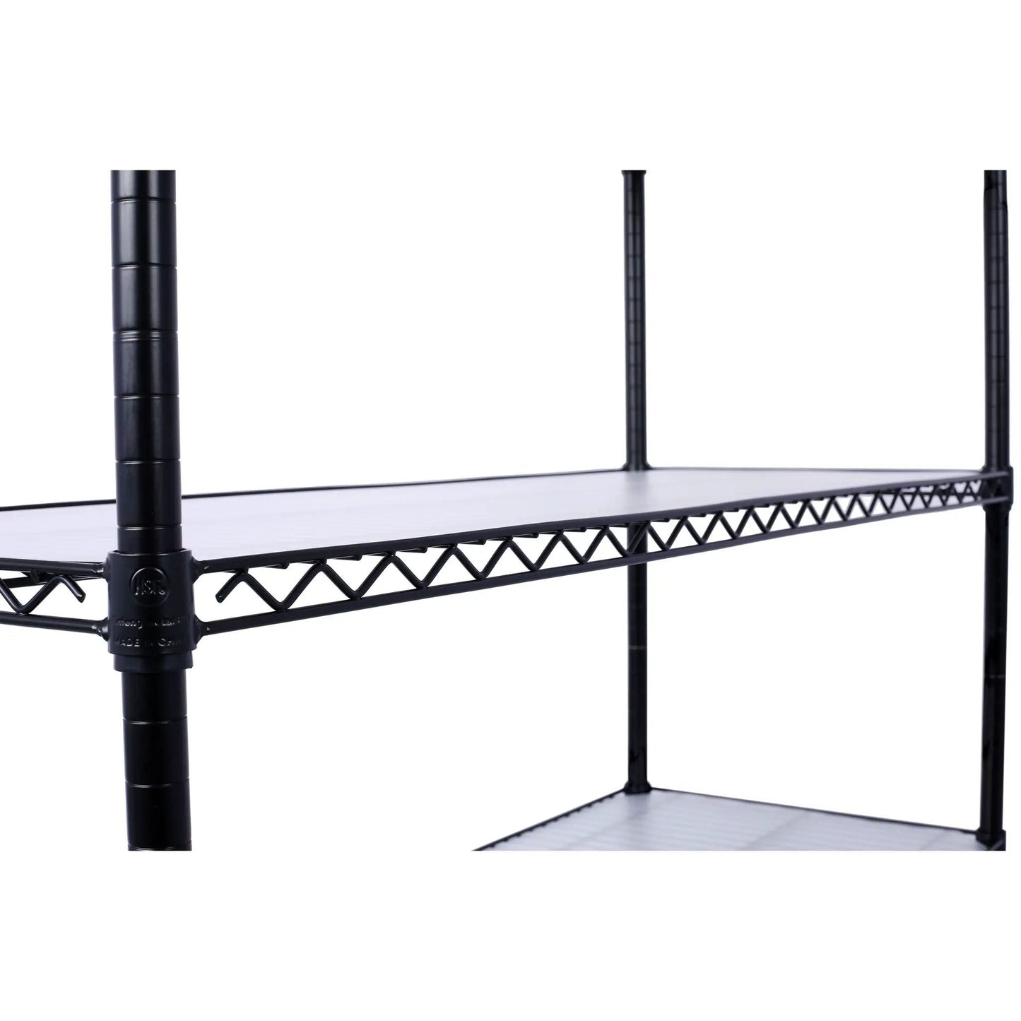 7-Tier Metal Shelf with Wheels, Heavy Duty