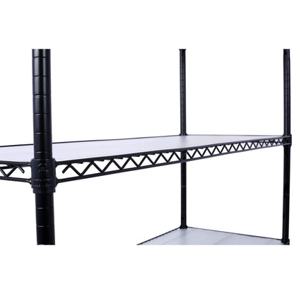 7-Tier Metal Shelf with Wheels, Heavy Duty