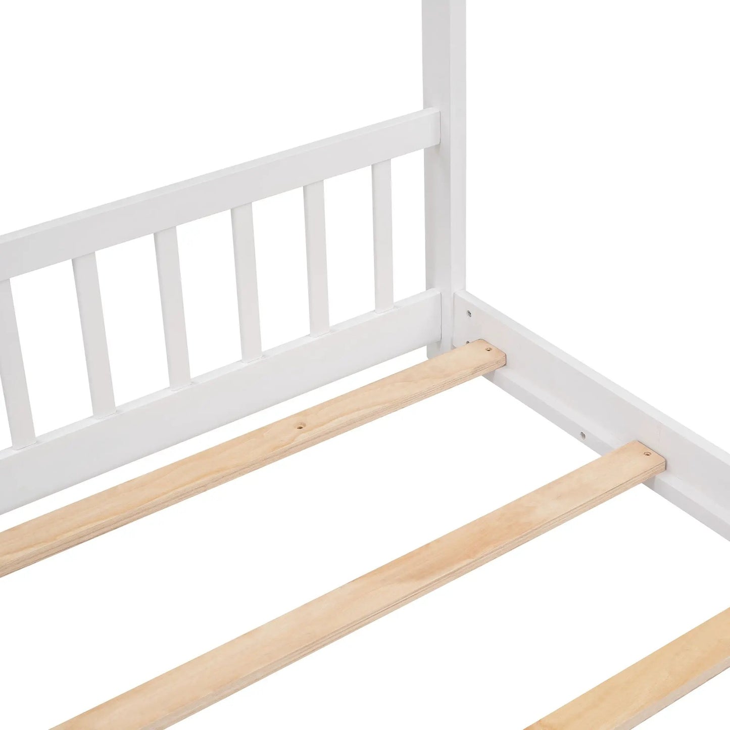 Playhouse Design Bed with Cozy Roof for Kids