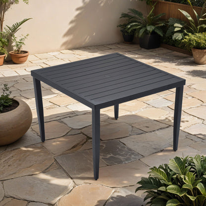 Aluminum Outdoor Patio Dining Table With Legs