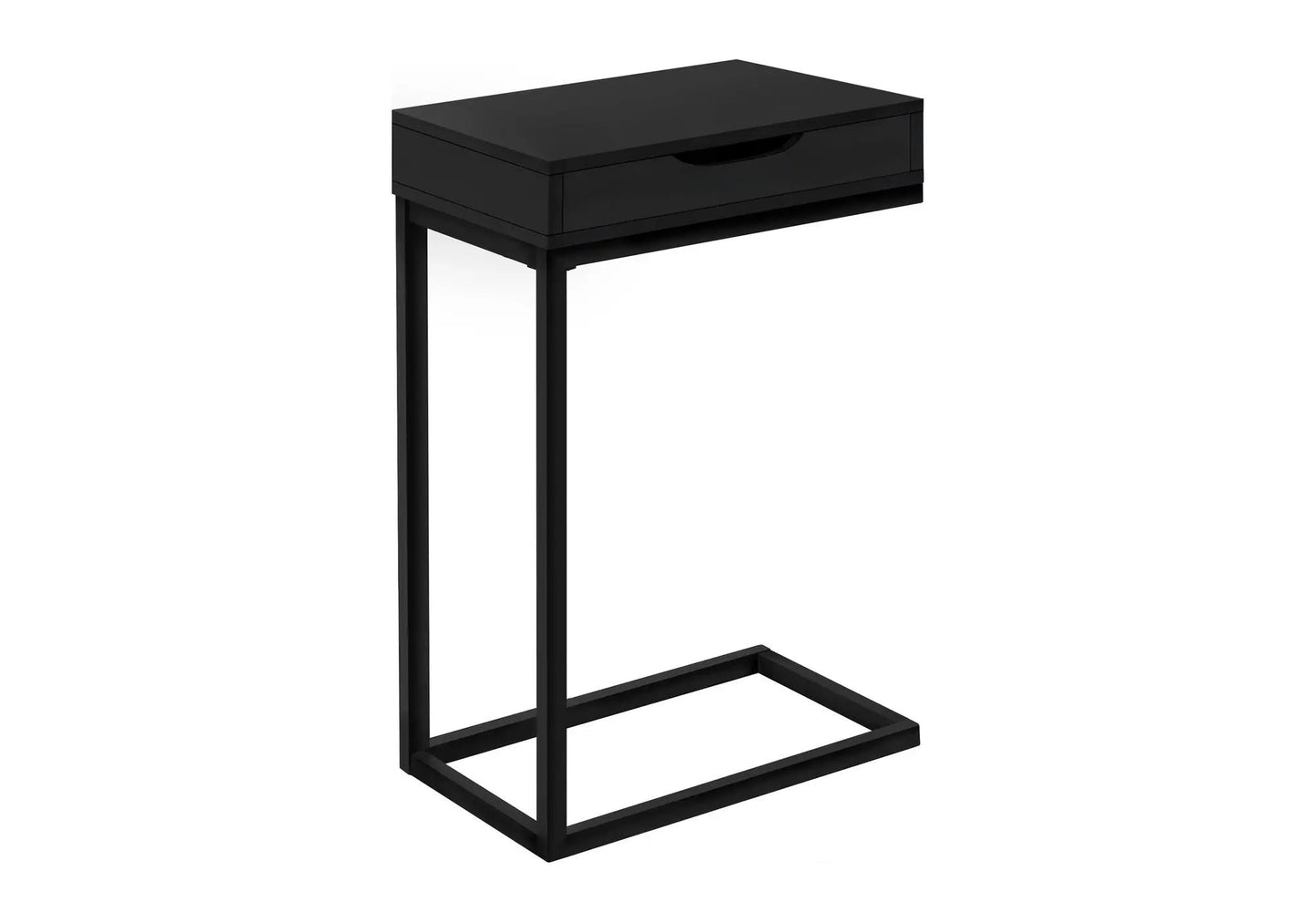 Accent Table C Shaped Contemporary Elegant Design