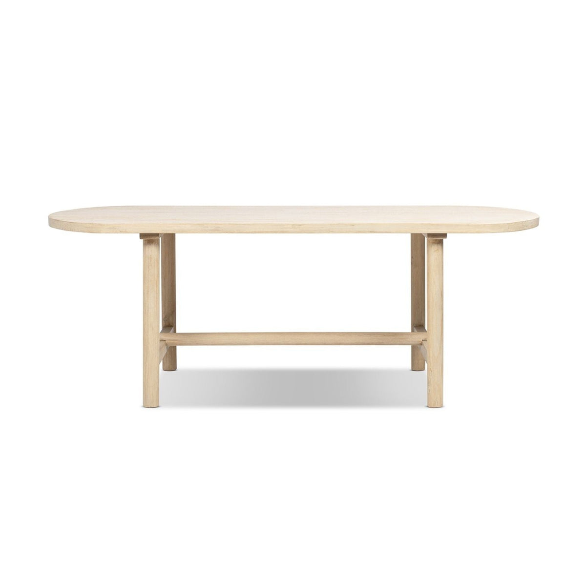 8-seat oval dining table in natural reclaimed pine by HouseOfZazla on Tampa Home & Garden Store