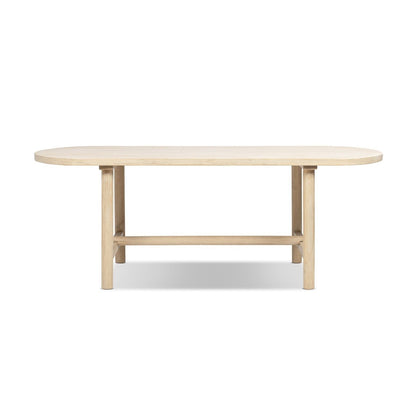 8-seat oval dining table in natural reclaimed pine by HouseOfZazla on Tampa Home & Garden Store