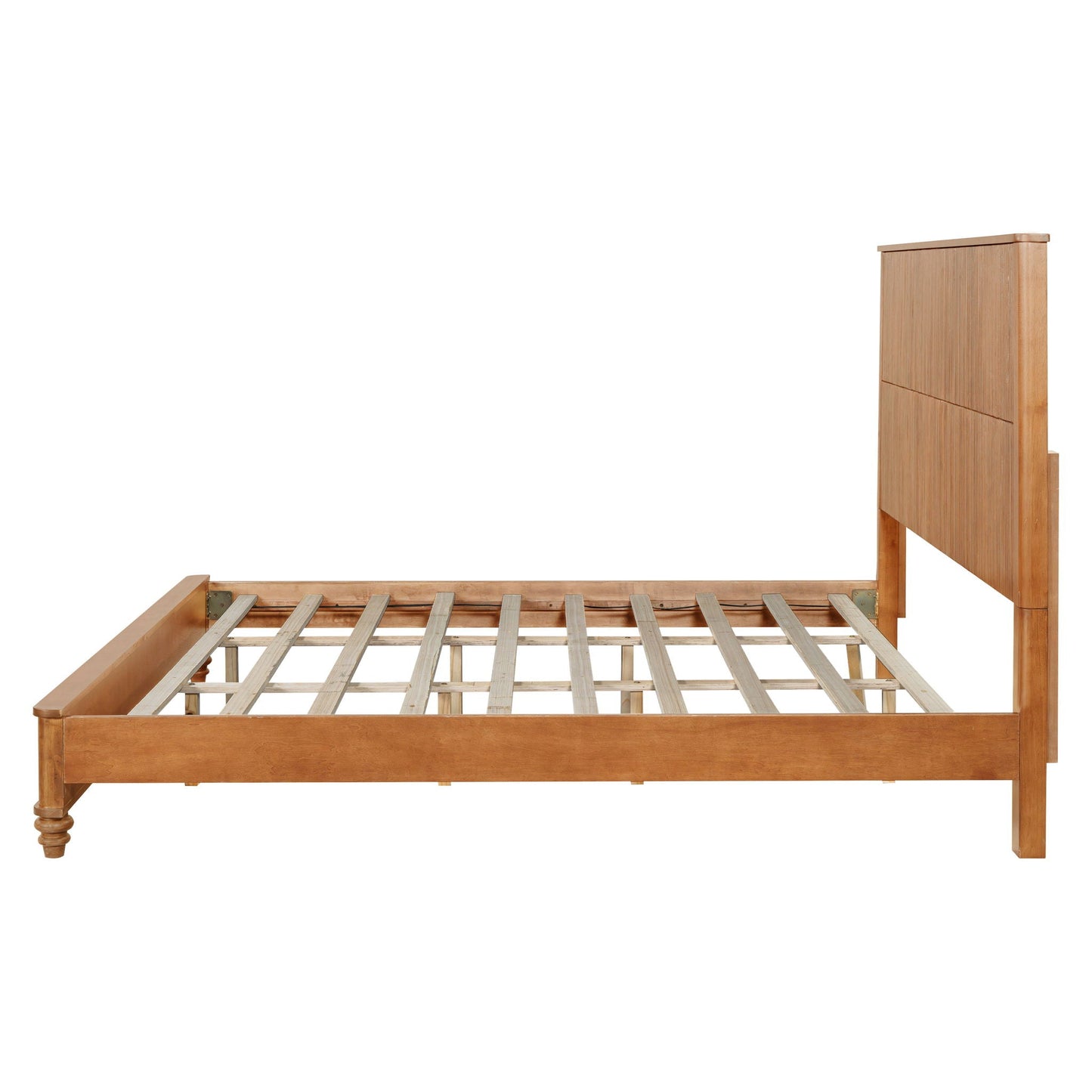 Solid Wood Platform Bed and the Tall Headboard