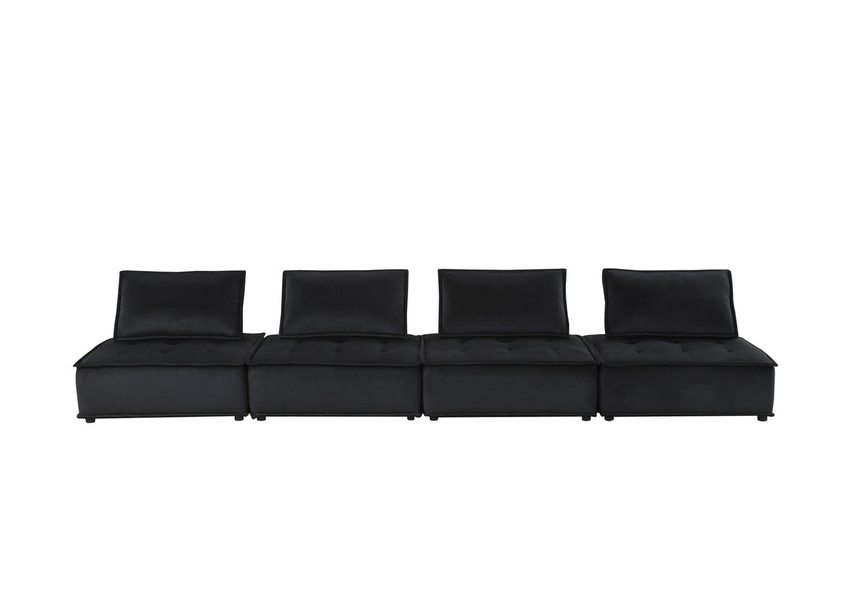 Modern Anna Tufted Modular Sofa And The Comfort