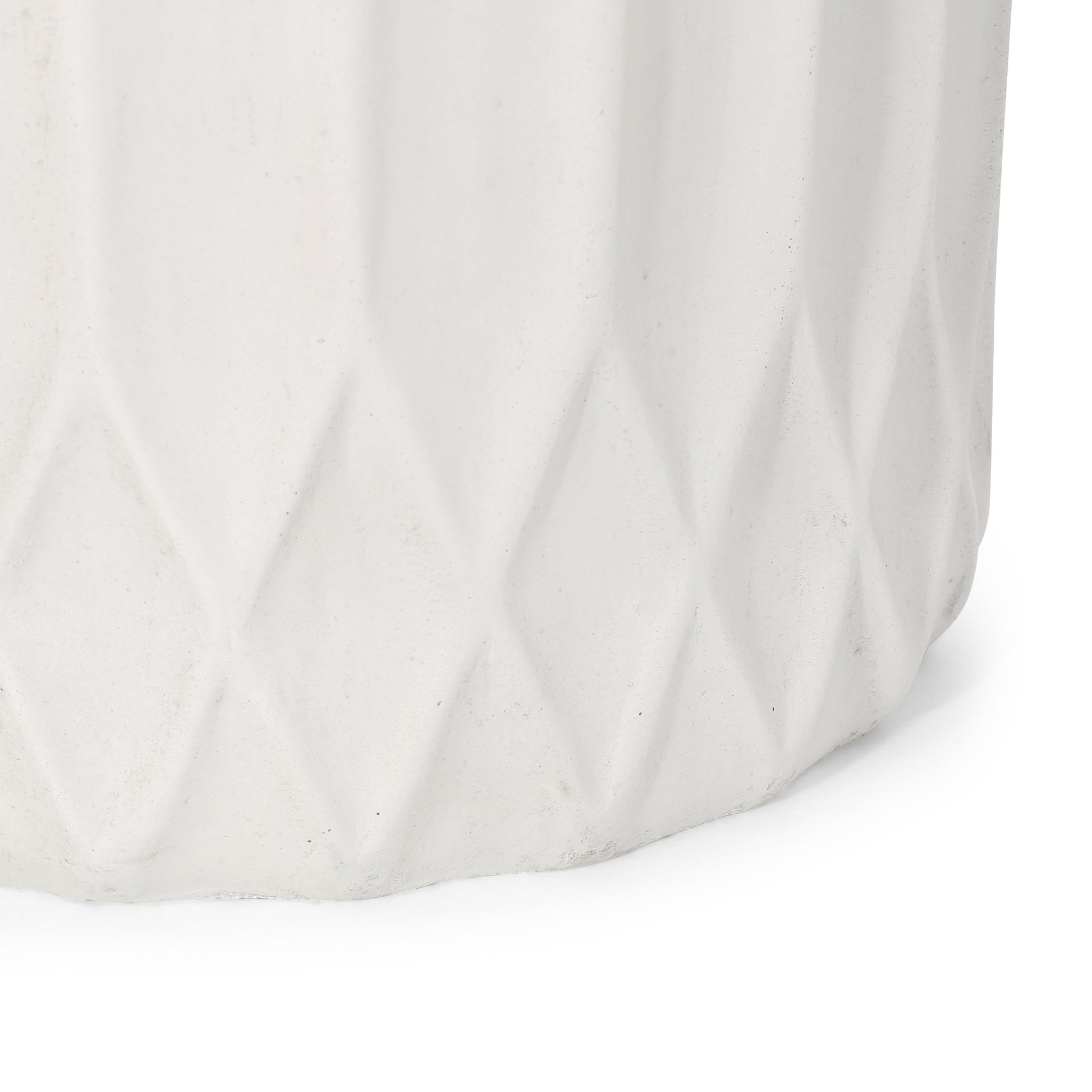 MGO PLANTER concrete planter, light gray speckled finish, HouseOfZazla on Tampa Home & Garden Store