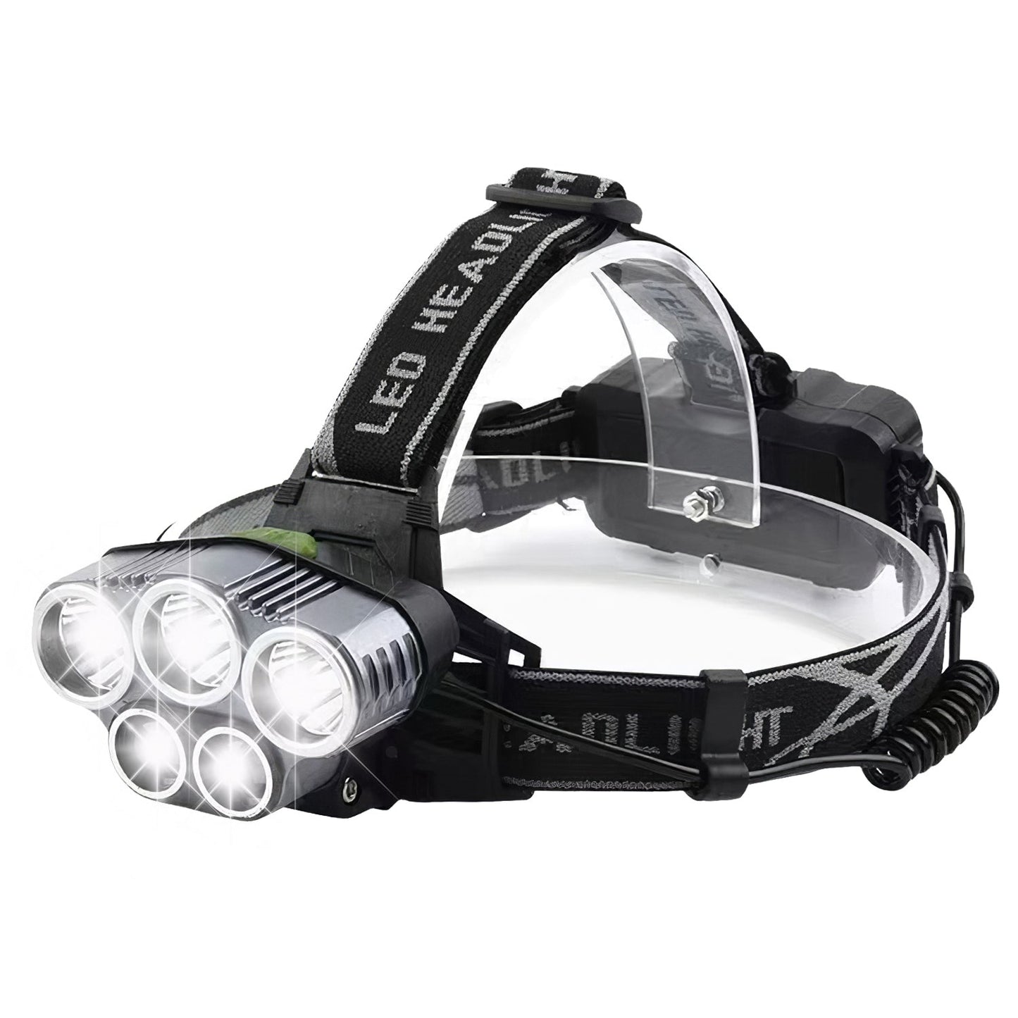 GemGear Rechargeable Headlamp with 6-LED array, 20000 lumens, 6 modes, adjustable head strap on Tampa Home & Garden Store