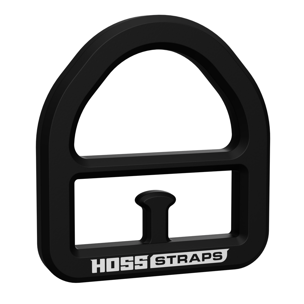 1 inch replacement strap D-ring by Hoss Straps in black metal with bold logo visible on Tampa Home & Garden Store