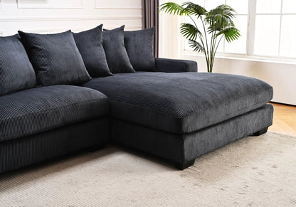 Luxe Oversized 2 Piece Sectional Sofa for Living