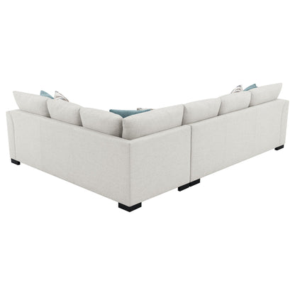 Radison greige sleeper sectional sofa by HouseOfZazla with hidden sleeper in fabric on Tampa Home & Garden Store