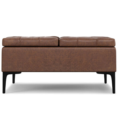 Laura Lift Top Solid Wood Storage Ottoman