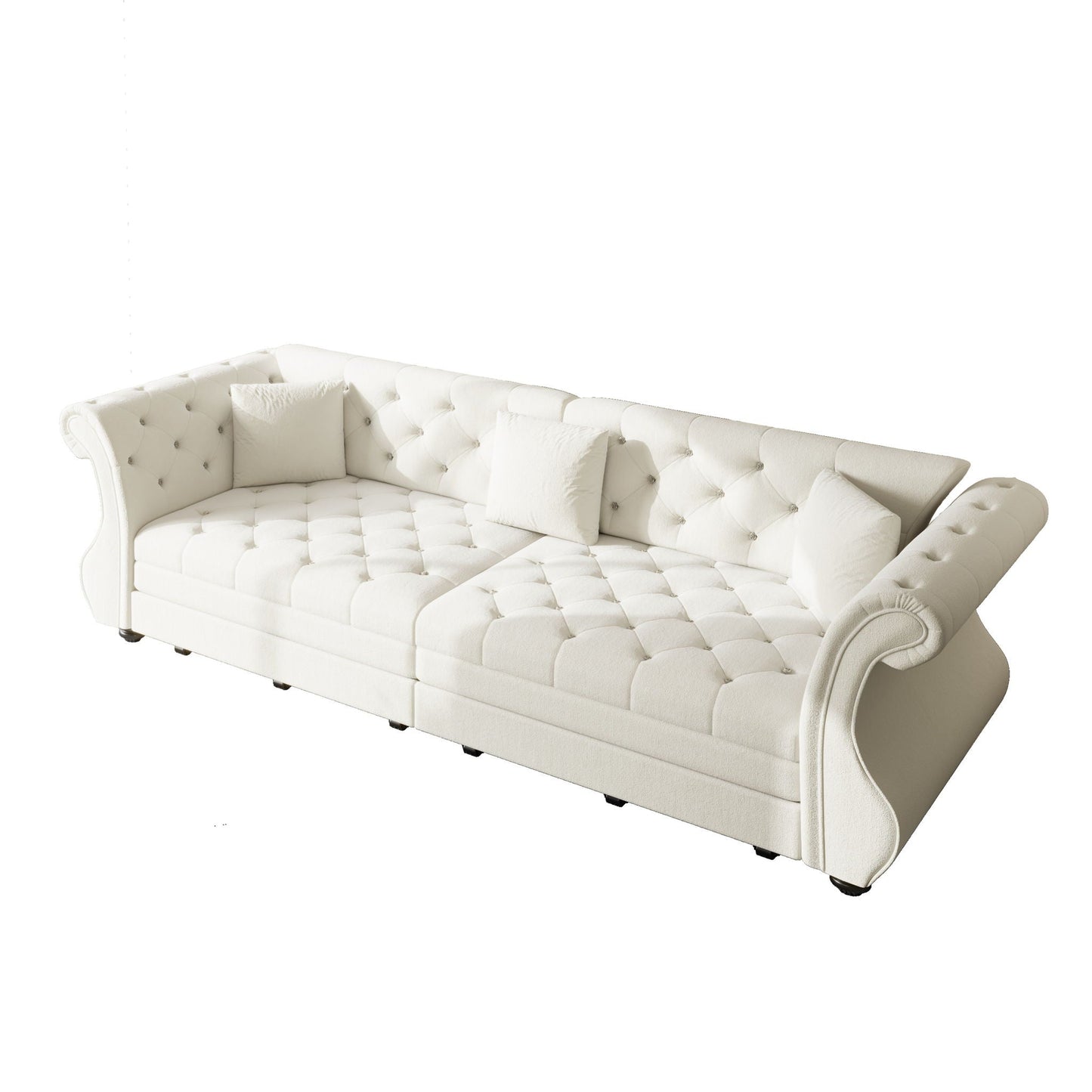 Oversized Chesterfield Sofa and a Pull Out Bed
