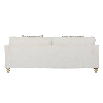 Off White Single Sofa and Reversible Cushions