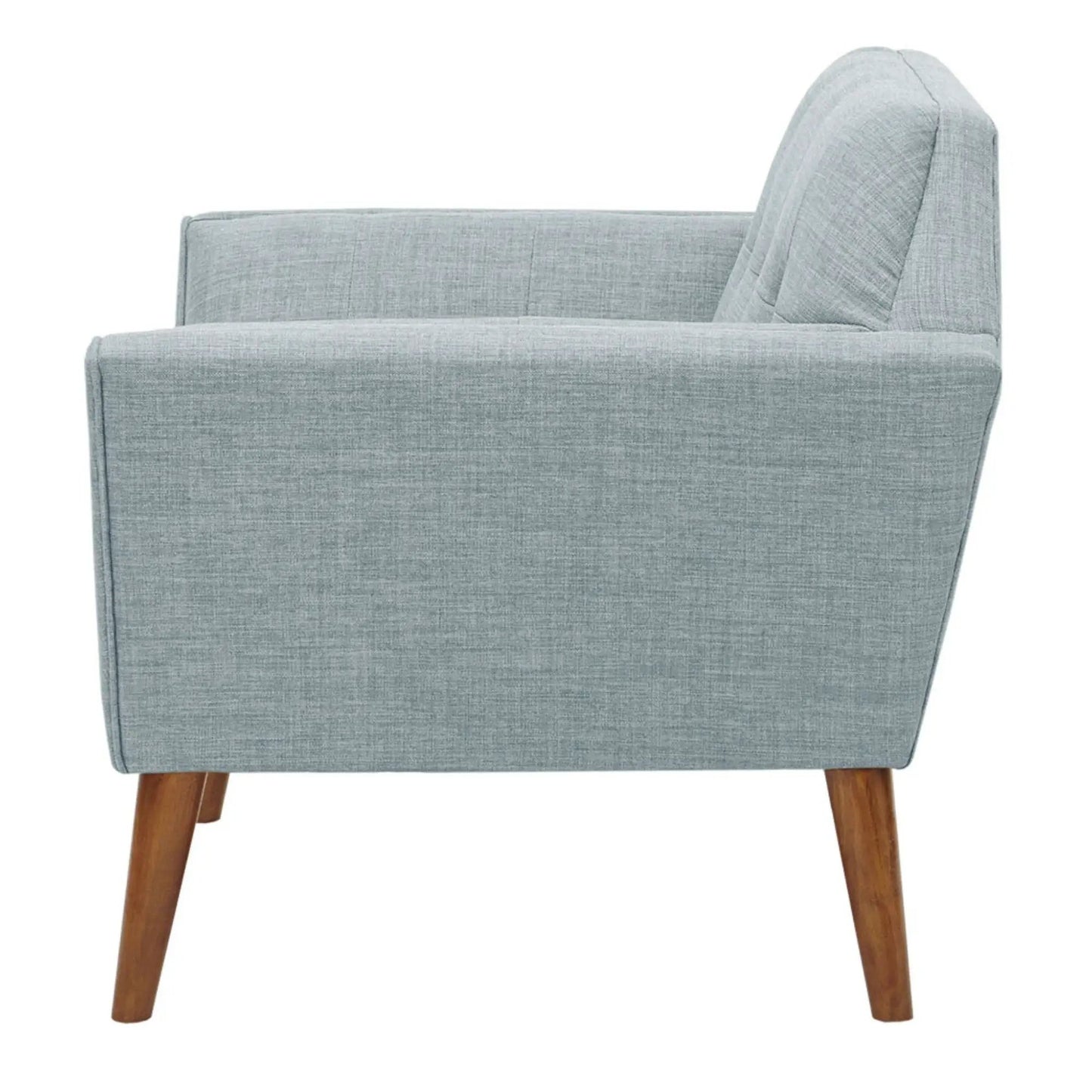 Lounge Chair With Button Tufting Mid Century