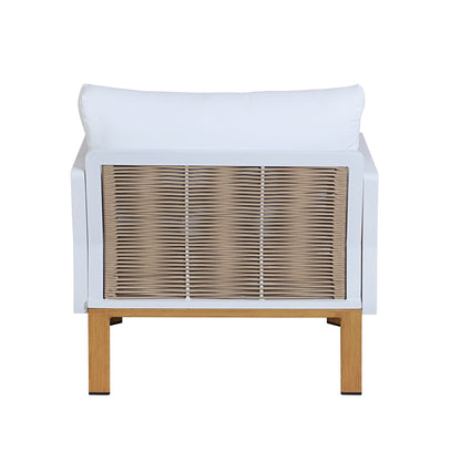 Vine White 4 Piece Outdoor Conversation Set