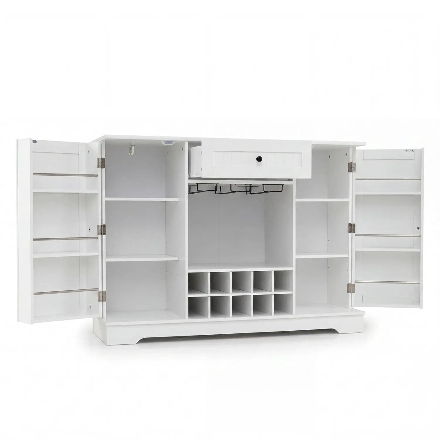 Sideboard Cabinet With Wine Rack and Storage