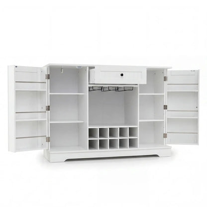 Sideboard Cabinet With Wine Rack and Storage