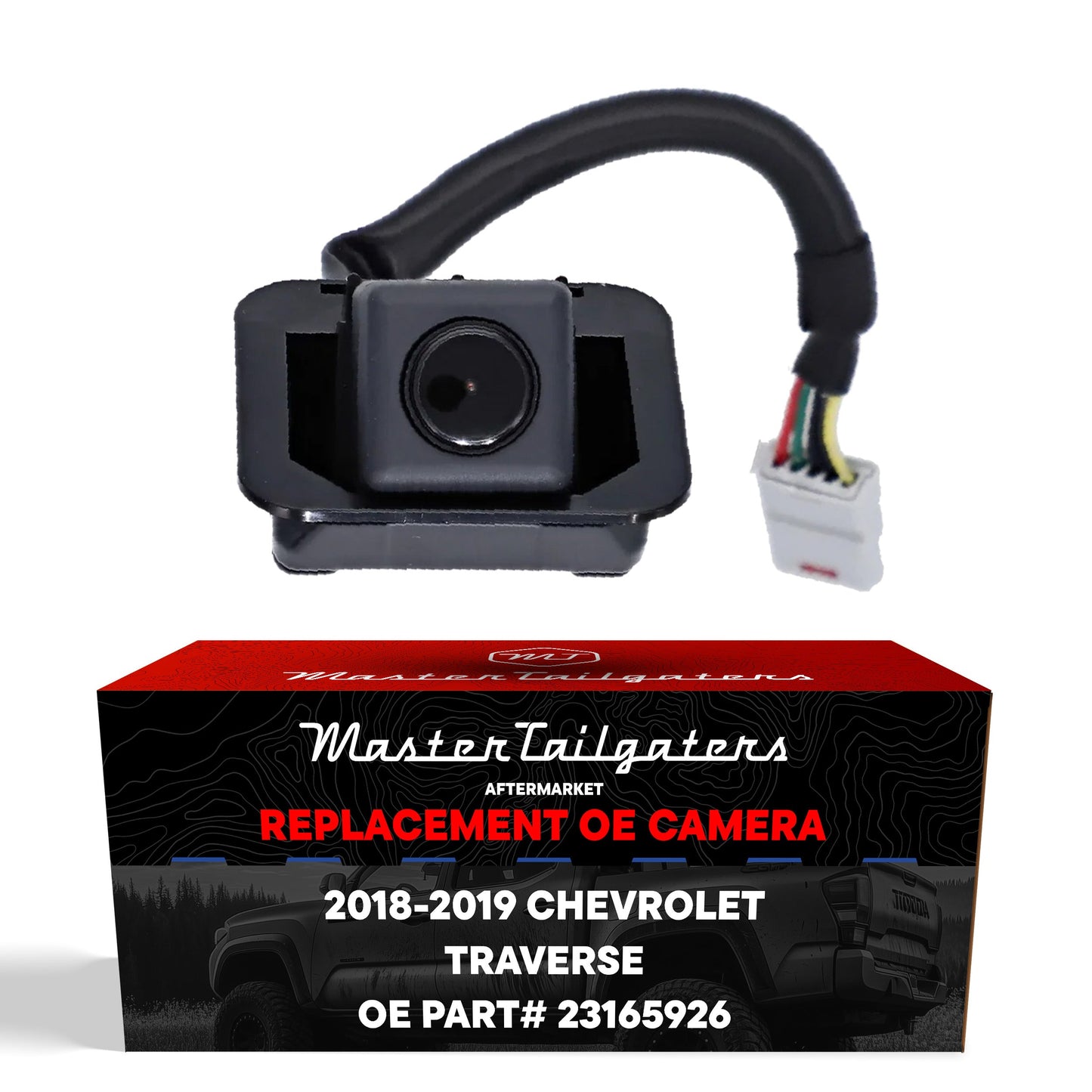 Backup camera Master Tailgaters OE for Chevrolet Traverse 2018-2019, black housing 23165926 on Tampa Home & Garden Store