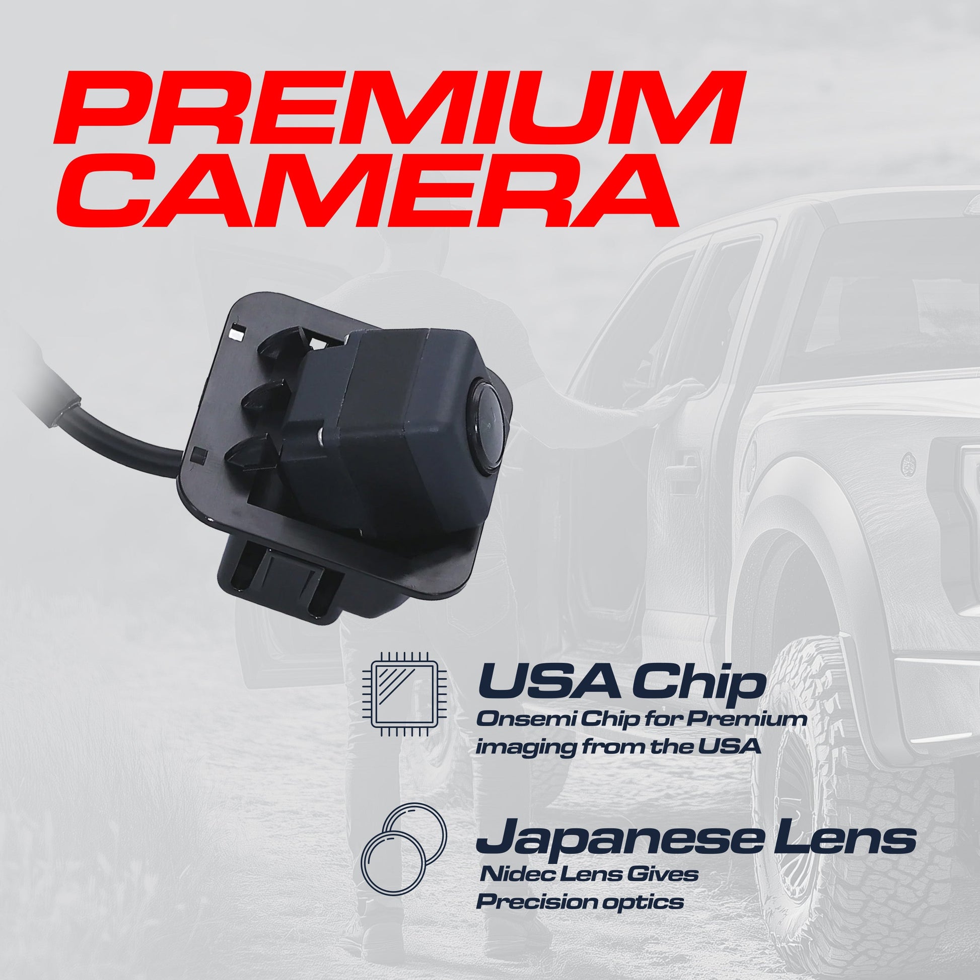 Master Tailgaters backup camera for Chevrolet Traverse w/o video mirror 2018-2019, black housing on Tampa Home & Garden Store