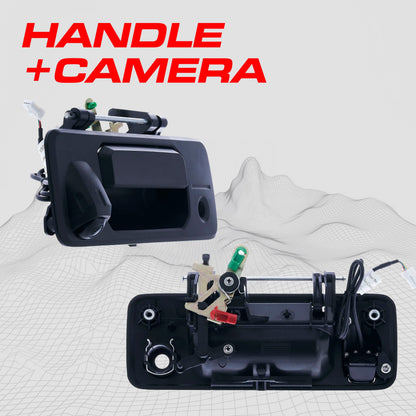 Black replacement tailgate handle with backup cam for Tundra/Tacoma by Master Tailgaters on Tampa Home & Garden Store