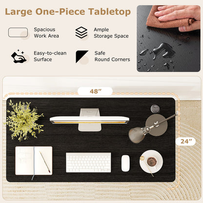 47‚Äù x 24‚Äù Universal Tabletop for Standard and Standing Desk Frame