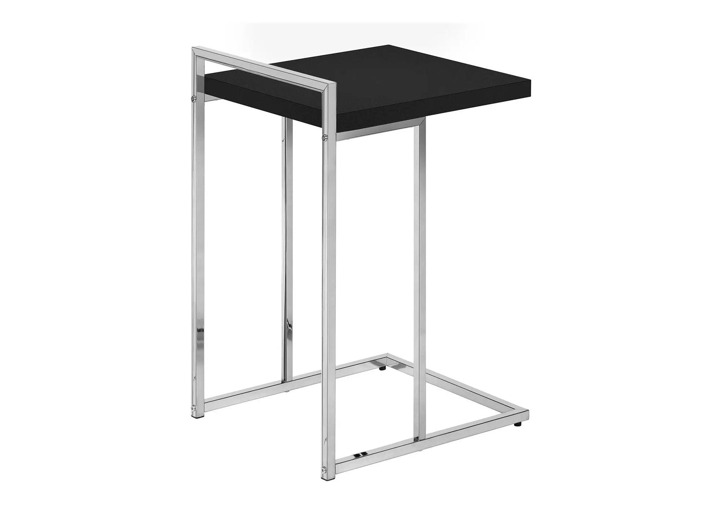 C Shaped Accent Table for Sofas and Beds Modern