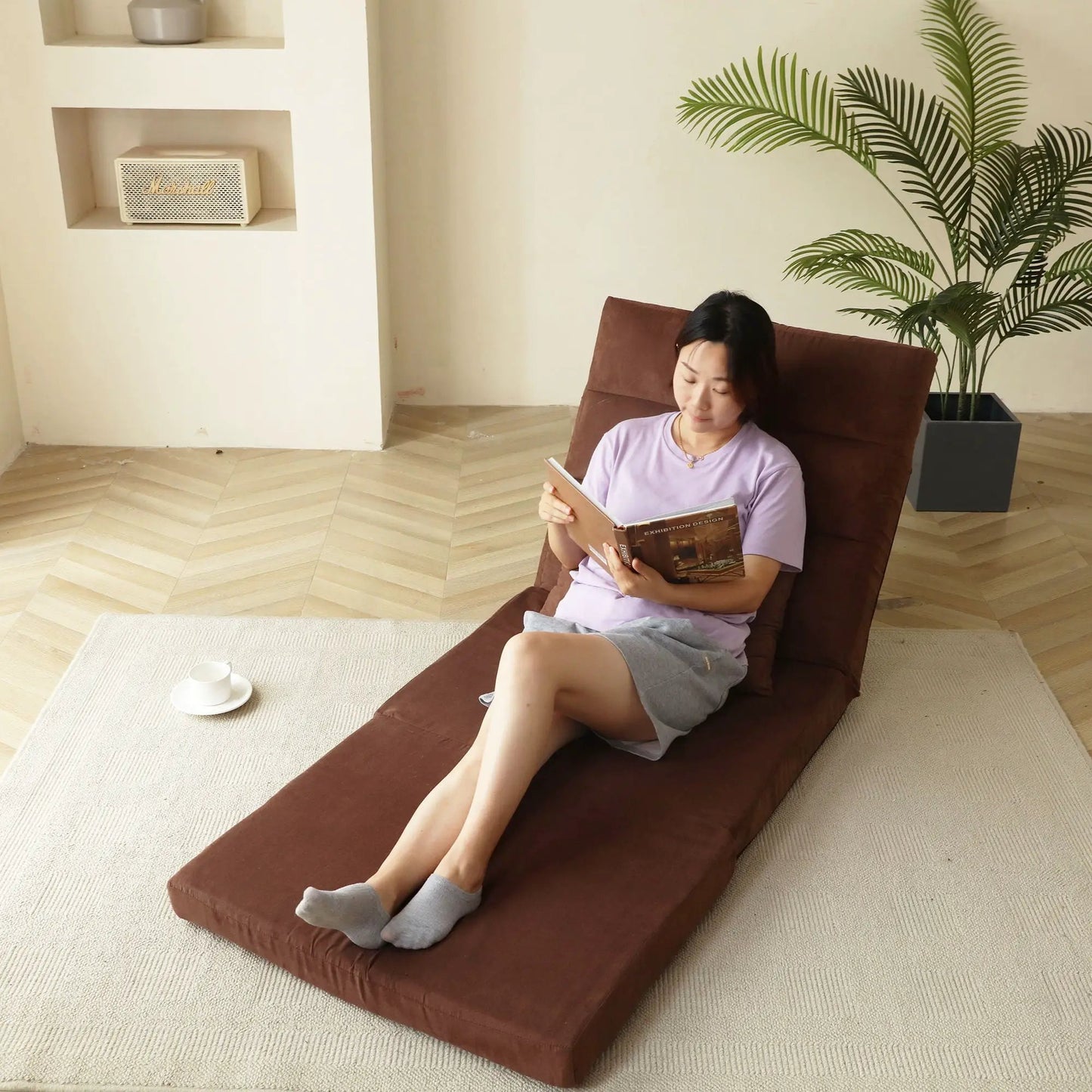 Folding Metal Sofa Bed With 5 Reclining Positions